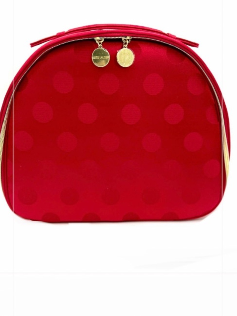 ❤️ESTÉE LAUDER Red Polka Dot Print Cosmetic Case❤️
